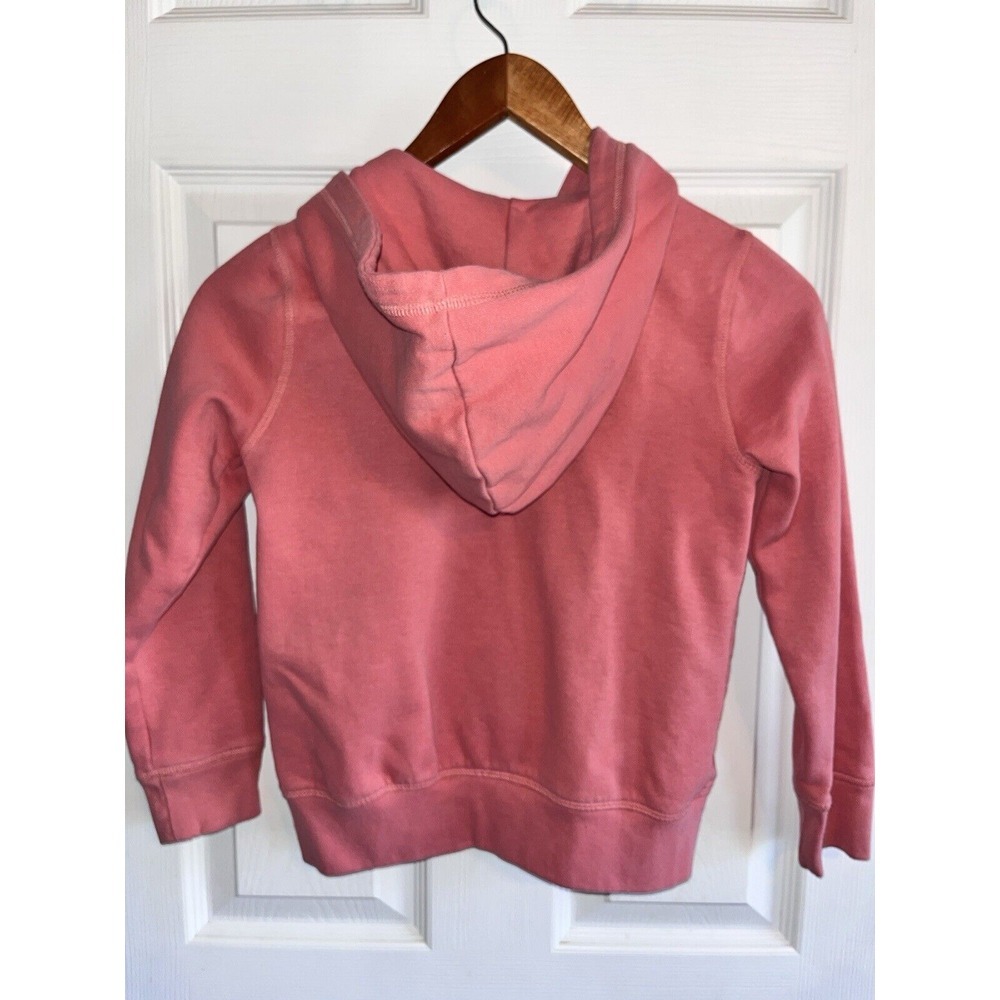 Ralph Lauren LW Magic Fleece FZ Hoodie Pink Full Zip Girl M - Picture 3 of 6